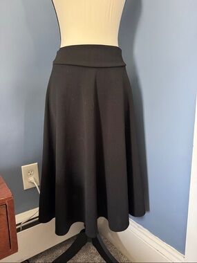 Classic Black A-Line Women's Skirt